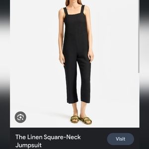 SOLD--DONT BUY. Everlane black jumpsuit. Size 00P.